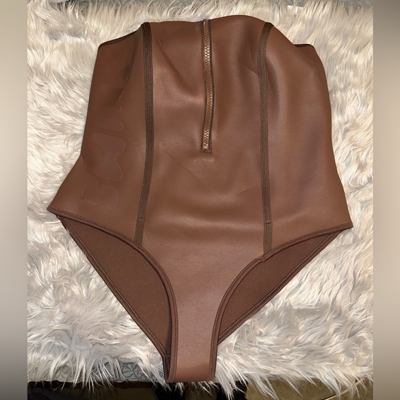 SKIMS Brown Women Swim One Piece - Picture 1 of 6